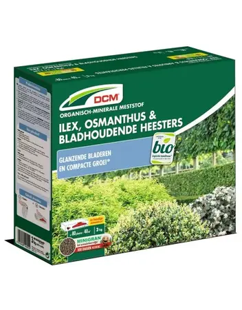 DCM Meststof Ilex, Osmanthus & Bladhoudende Heesters 3 kg