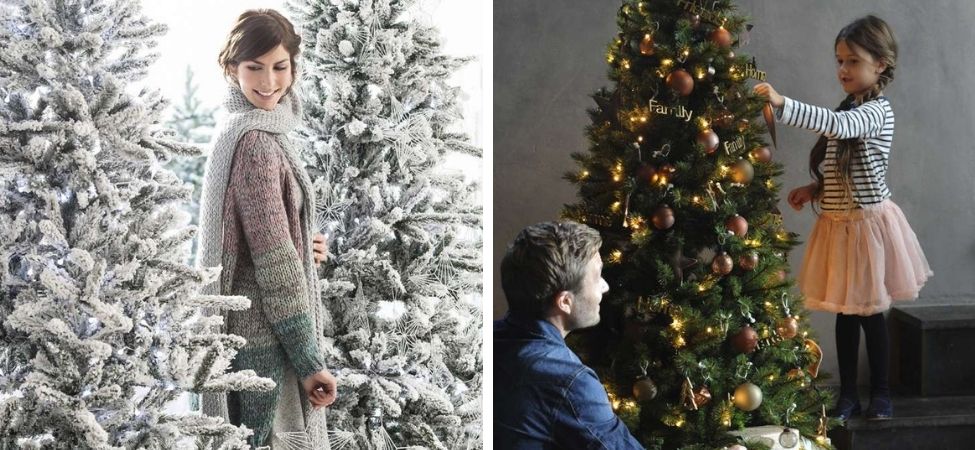 Groencentrum Witmarsum | Kunstkerstbomen | Kunstkerstboom met verlichting