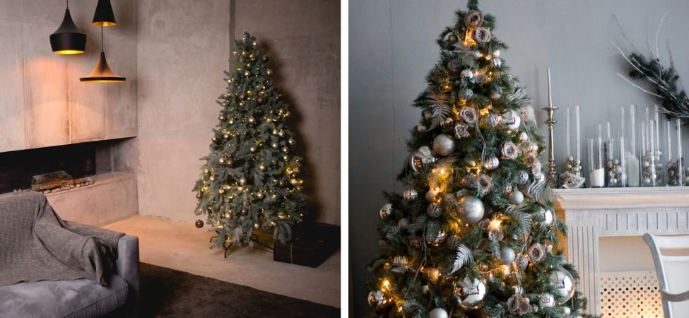 Groencentrum Witmarsum | Kunstkerstbomen | Kunstkerstboom met verlichting