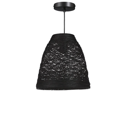 Diora hanging lamp recyled paper black - h25xd25,5cm