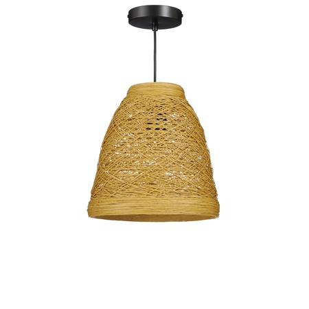 Diora hanging lamp recyled paper brown - h25xd25,5cm