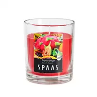 Geurkaars in transparant glas