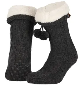 Huissokken donkergrijs - afbeelding 1