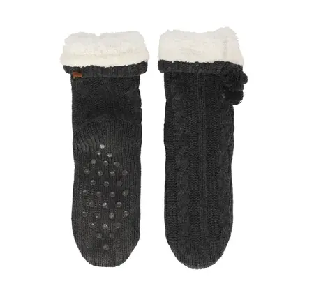 Huissokken donkergrijs - afbeelding 2