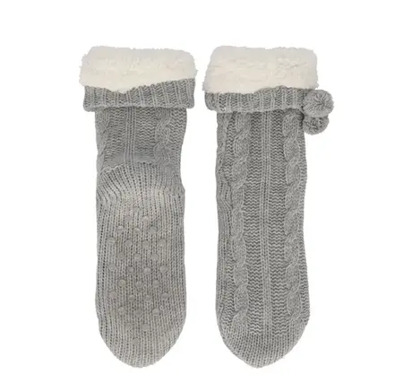 Huissokken lichtgrijs - afbeelding 2