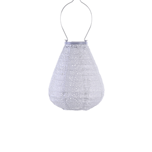 Lumiz Solar Lampion Paisley Tulp  - 20 cm - zilver