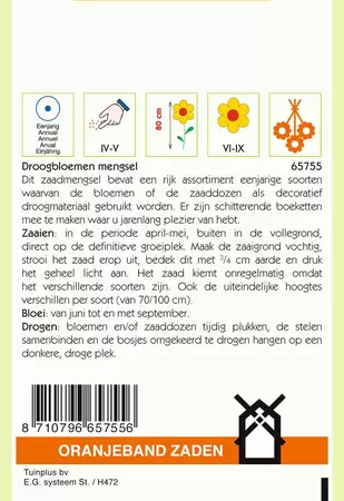 Droogbloemen mengsel - afbeelding 2