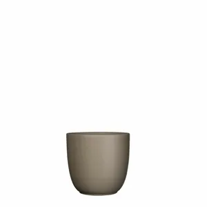 Plantenpot Tusca - H13 X Ø13,5 CM - Taupe