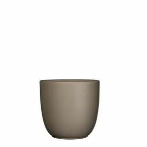 Plantenpot Tusca - H18,5 X Ø19,5 CM - Taupe