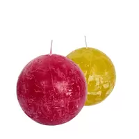 Rustieke bolkaars 100mm