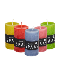 Rustieke cilinderkaars 50/80 mm