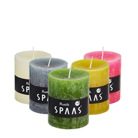 Rustieke cilinderkaars 70/80mm