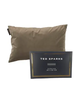 Ted Sparks kussen warm grijs 40cm x 60cm - afbeelding 1