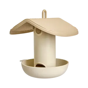 Voederhuis cosy paddenstoel beige