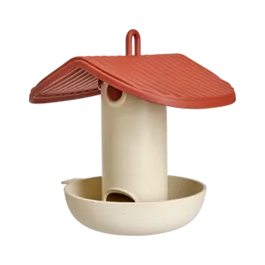 Voederhuis cosy toscaans rood - afbeelding 1
