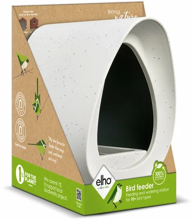 Voedersilo essential 18cm grijs - afbeelding 1