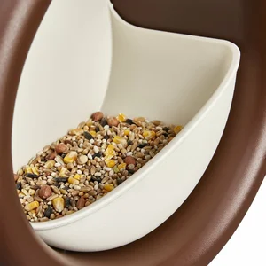 Voedersilo organic 25cm bruin - afbeelding 3