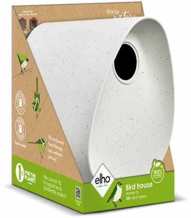 Vogelhuis essential 18cm grijs - afbeelding 1