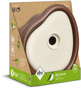 Vogelhuis organic 25cm bruin