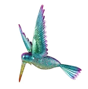 Wandversiering Kolibri blauw