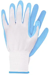 Werkhandschoenen latex blauw