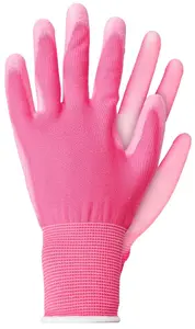 Werkhandschoenen polyester roze