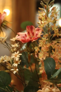 Zijden boeket 'Rustic Blush' maat S - afbeelding 6