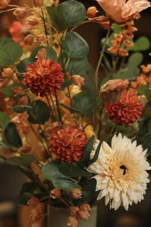 Zijden boeket 'Rustic Blush' maat S - afbeelding 3
