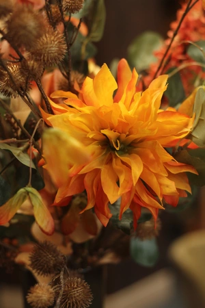 Zijden boeket 'Warm Amber' maat S - afbeelding 5